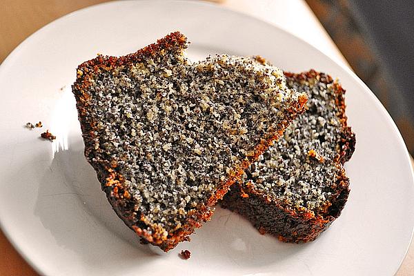Low Carb Orange Poppy Seed Cake