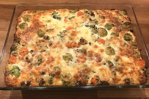 Low Carb Vegetable Mince Casserole