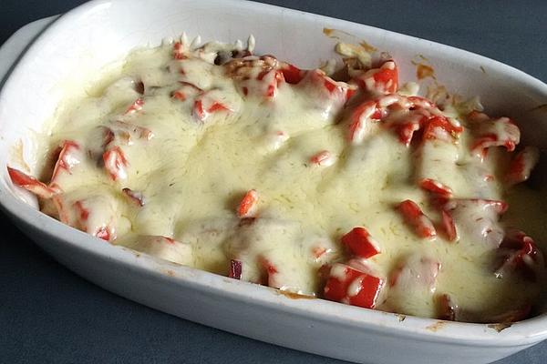 LowCarb Chicken and Bell Pepper Casserole