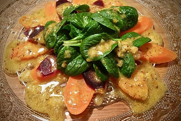 Lukewarm Colorful Carrot Salad