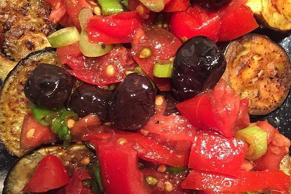 Lukewarm Eggplant Salad