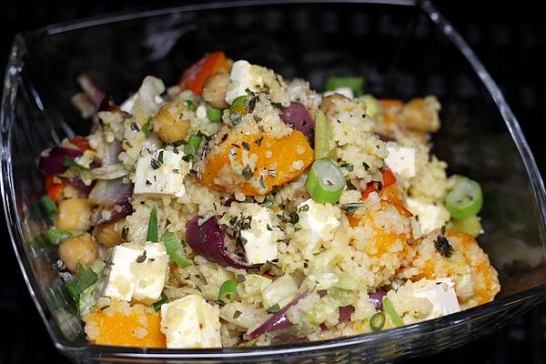 Lukewarm Pumpkin and Couscous Salad