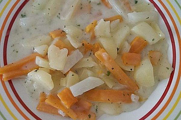 M-K-K Vegetables in Parsley Sauce