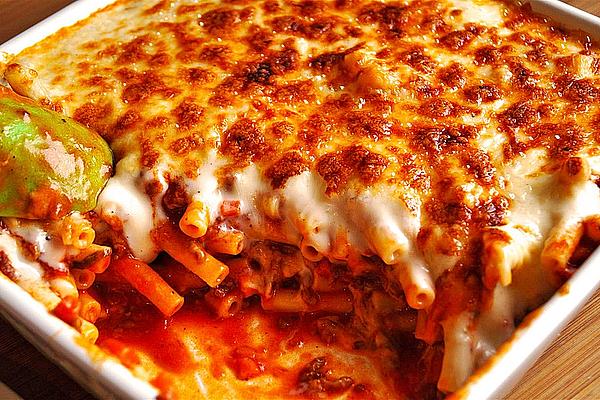 Macaroni Bolognese Casserole