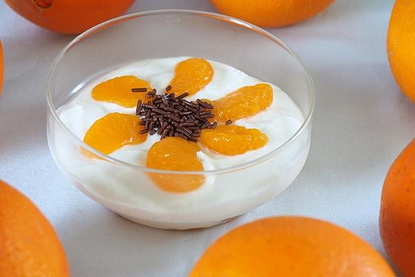 Mandarin Quark Cream