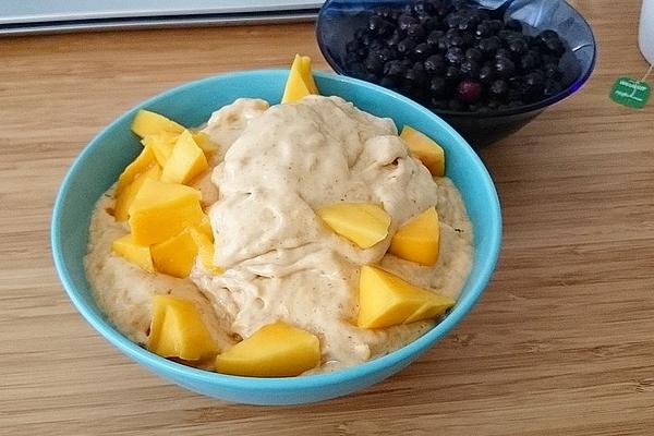 Mango and Peanut Nice Cream