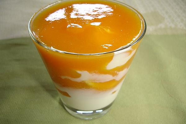 Mango Lightning Dessert with Yogurt and Quark