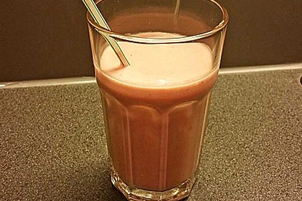 Mango Papaya Raspberry Lassi