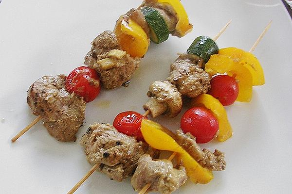 Marinated Pork Fillet Skewers