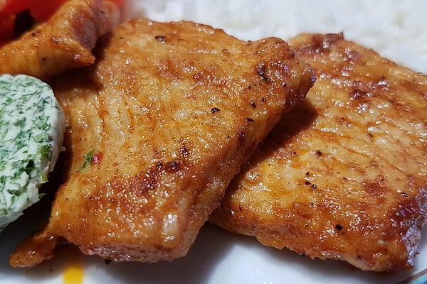 Marinated Turkey Schnitzel for Grilling
