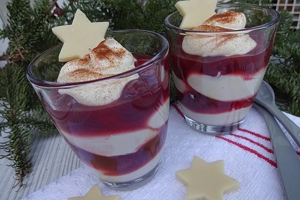 Marzipan Quark with Cherries