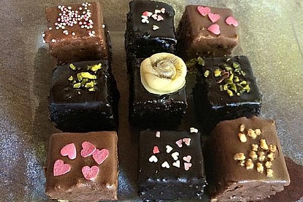 Marzipan Tree Cake Petit Fours