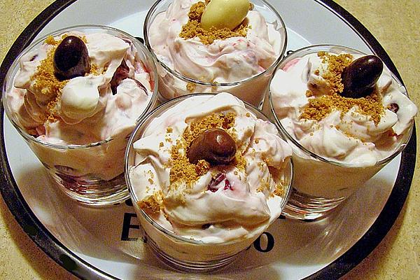 Mascarpone and Cherry Layered Dish