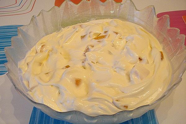 Mascarpone Peach Cream