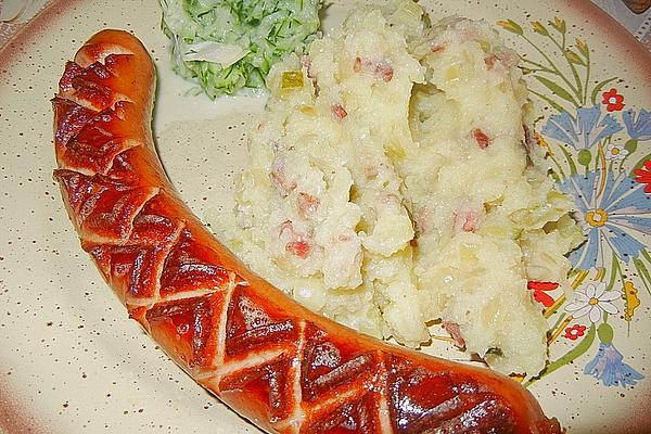 Mashed Potatoes with Bacon and Pickles