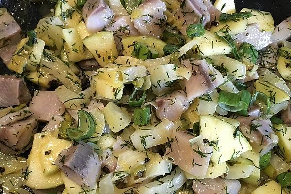 Matjes Salad with Apple and Fennel