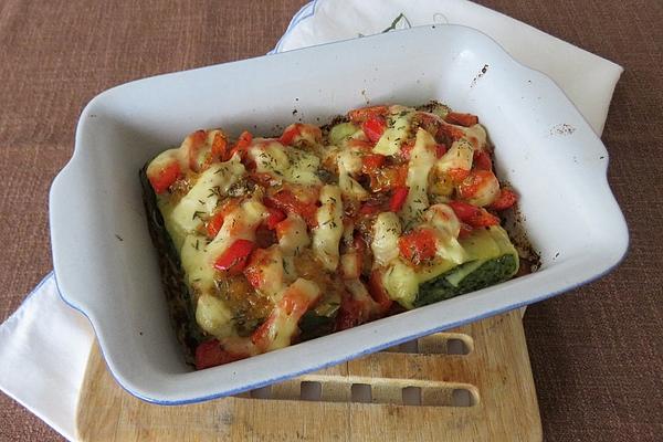Maultaschen Casserole Caprese