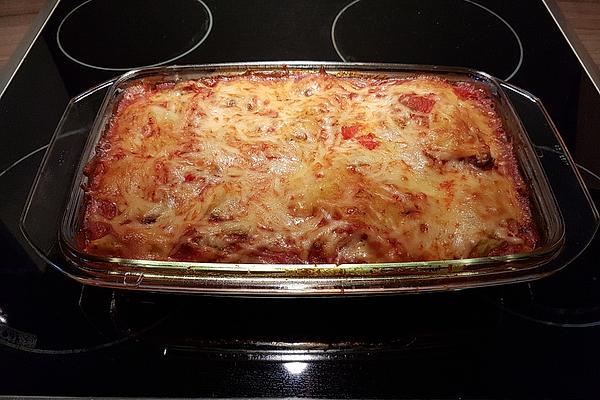 Maultaschen in Paprika-tomato Sauce