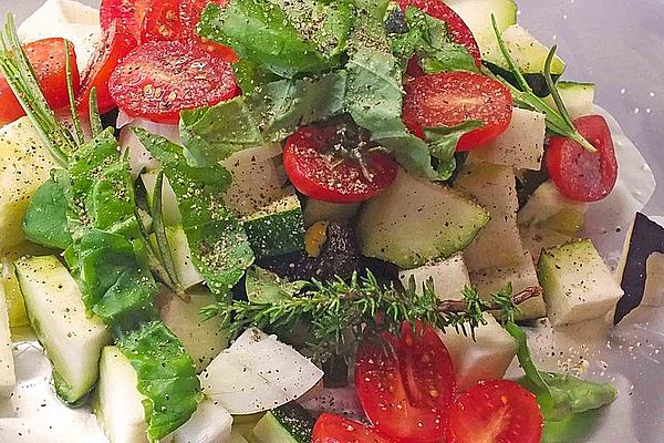 Mediterranean Grilled Vegetable Parcel