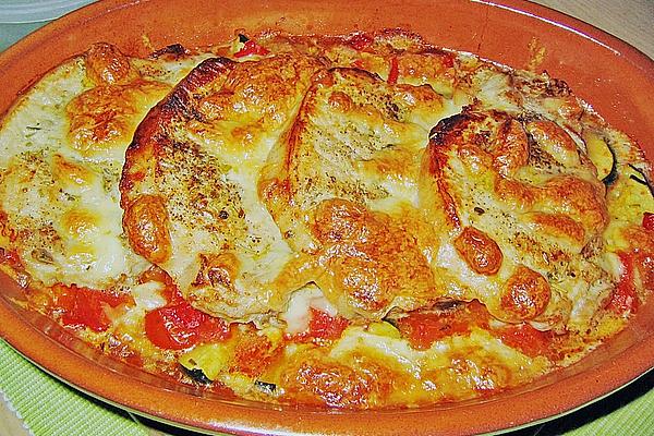 Mediterranean Oven Steaks with Vegetables