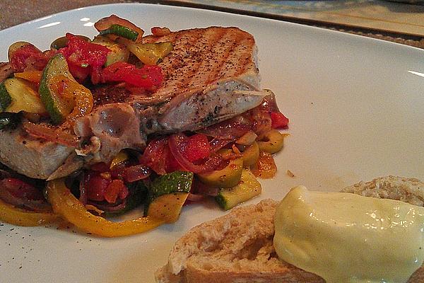 Mediterranean Tuna Steak