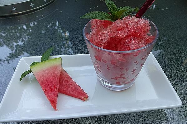 Melon and Tomato Granita