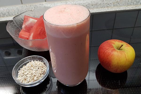 Melon, Apple and Strawberry Shake