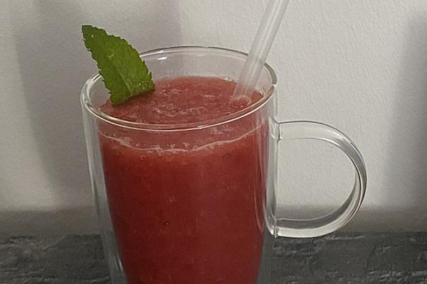 Melon, Mint and Prosecco Summer Drink