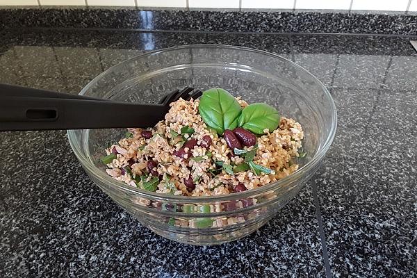 Mexican Bulgur Salad with Tuna