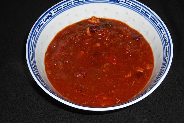 Mexican Soup with Avocado Cream
