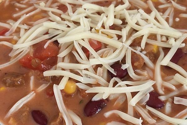 Mexican-style Cheese Mince Soup