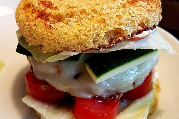 Microwave Low Carb Burger Buns