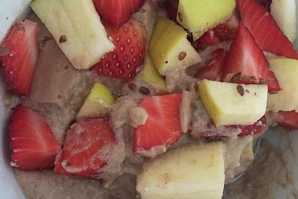 Millet Porridge with Oat Milk and Fruit