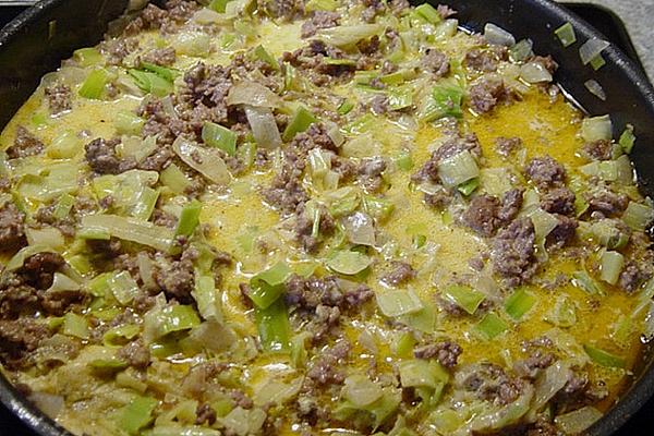 Mince Leek Pan