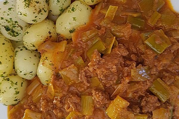 Mince Pot with Leek