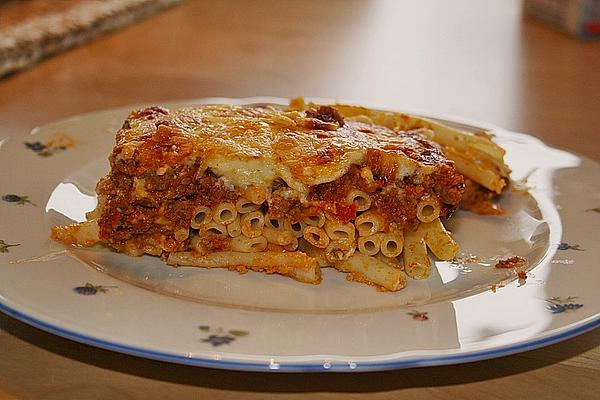 Minced Meat – Macaroni Casserole