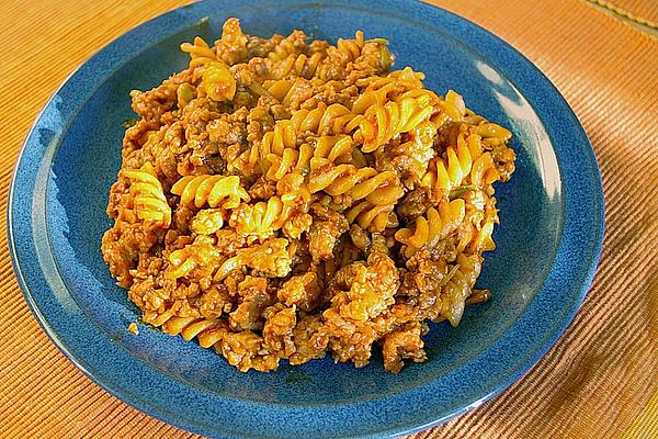 Minced Meat Noodles with Leek