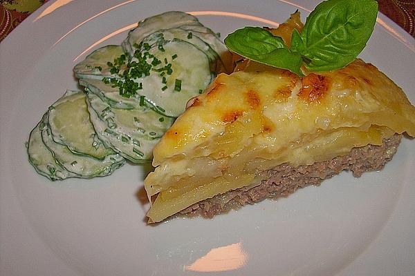 Minced Meat – Potato – Quiche