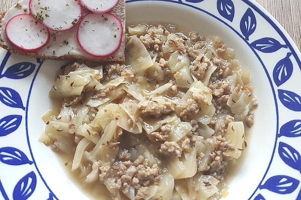 Minced Meat – White Cabbage – Pan