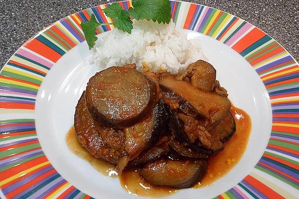 Minced Meat with Eggplant