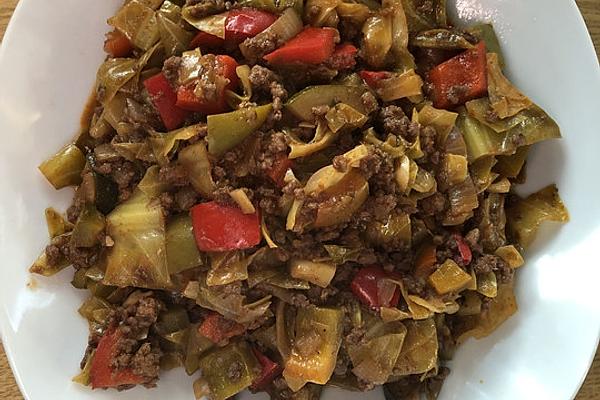 Minced Pointed Cabbage Pan