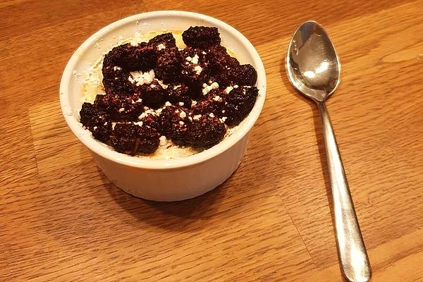Mini Creme Brulee with Fruits