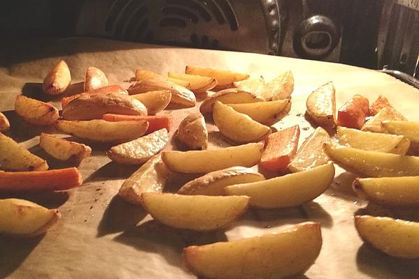 Mini Potato and Carrot Wedges