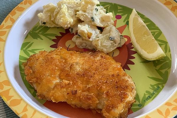 Mini Schnitzel with Paprika Chips – Breading