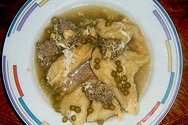 Mom`s Pea and Dumpling Soup