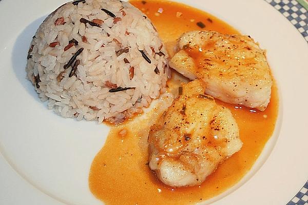 Monkfish with Armoricaine Sauce