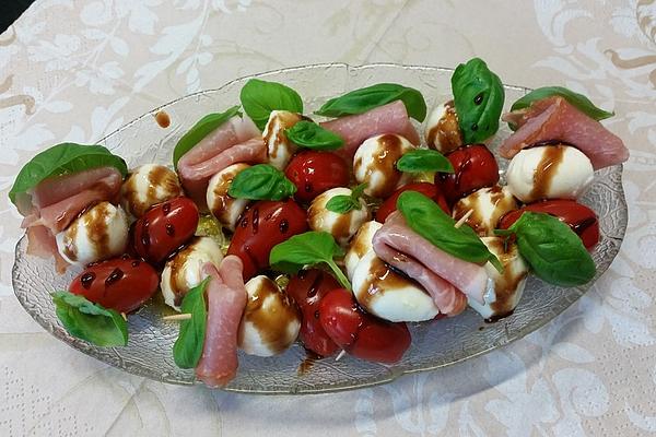 Mozzarella – Tomato – Skewers
