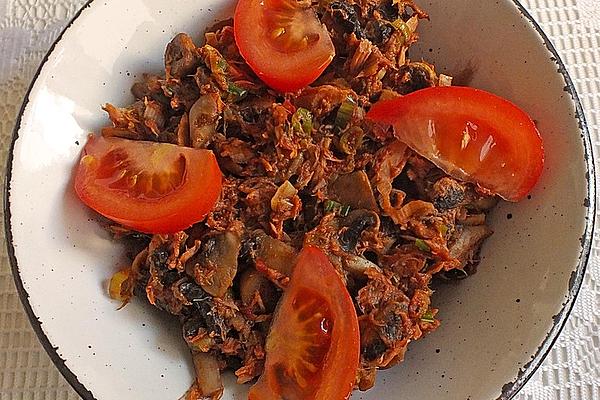 Mushroom and Tuna Pan