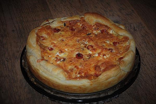 Mushroom Puff Pastry Quiche