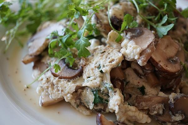 Mushroom Scrambled Eggs